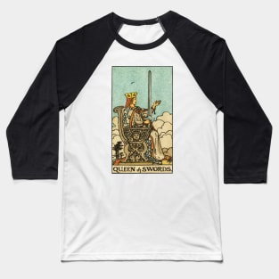 QUEEN OF SWORDS Baseball T-Shirt